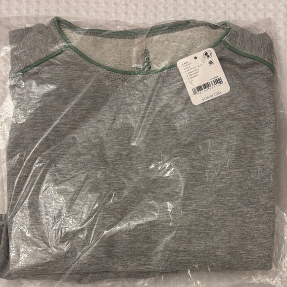 NEW SET! Free People Movement HOME BASE Cap-Sleeve Top Skirt Set GRAY Size SMALL - Picture 12 of 15